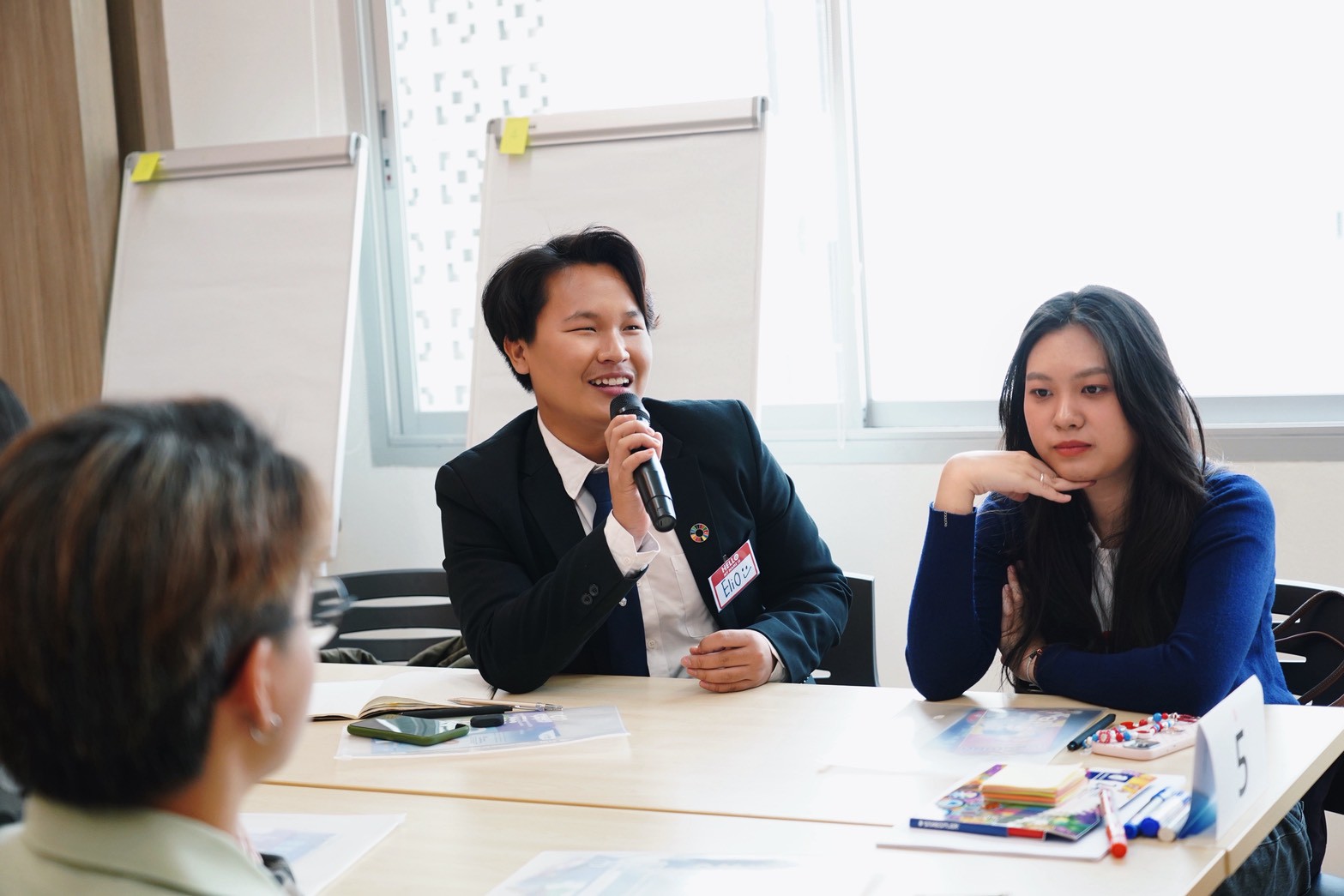 Soc-In Student Attending A Workshop 
