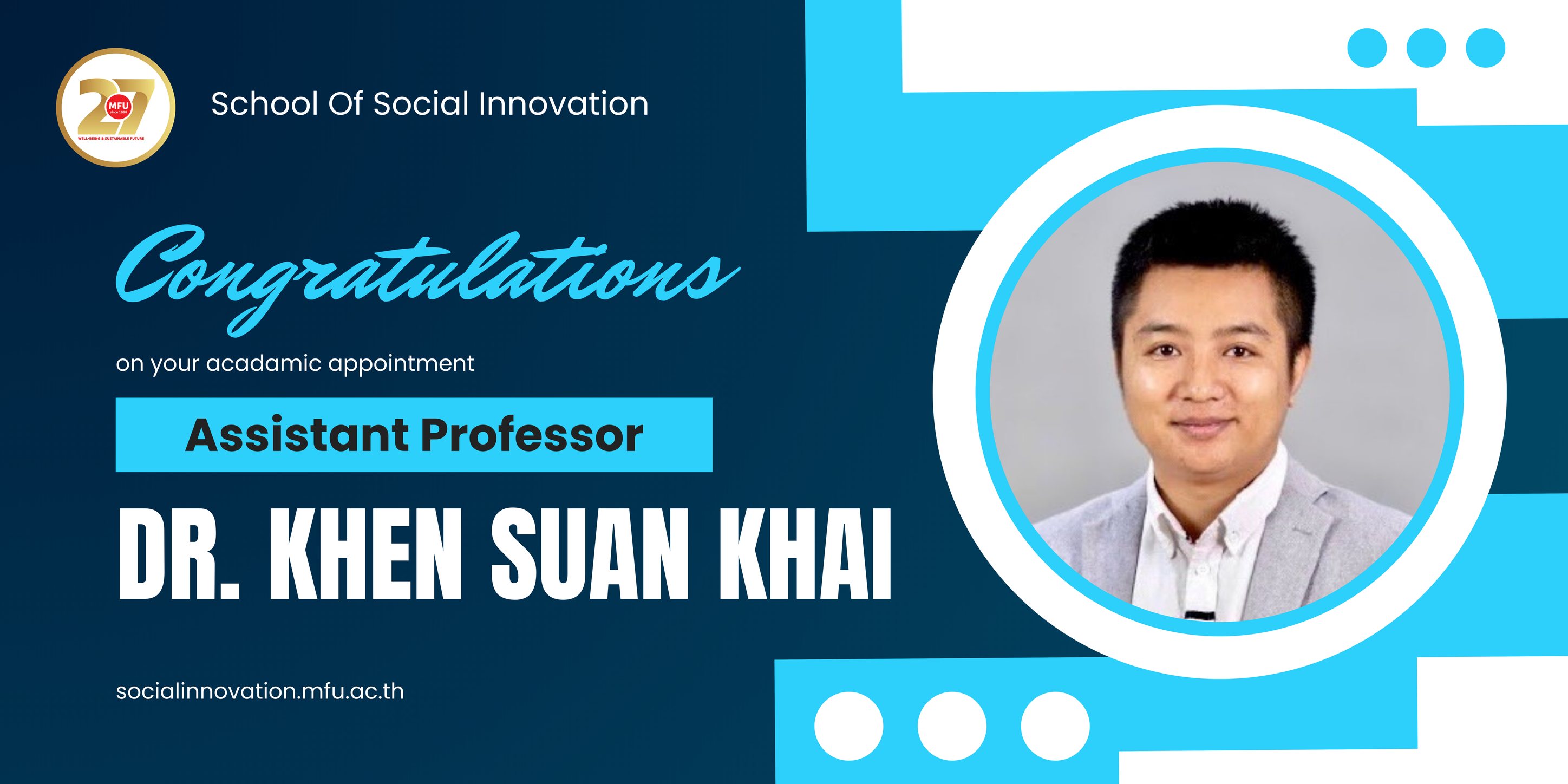 Soc-In Lecturer Appointed as Assistant Professor