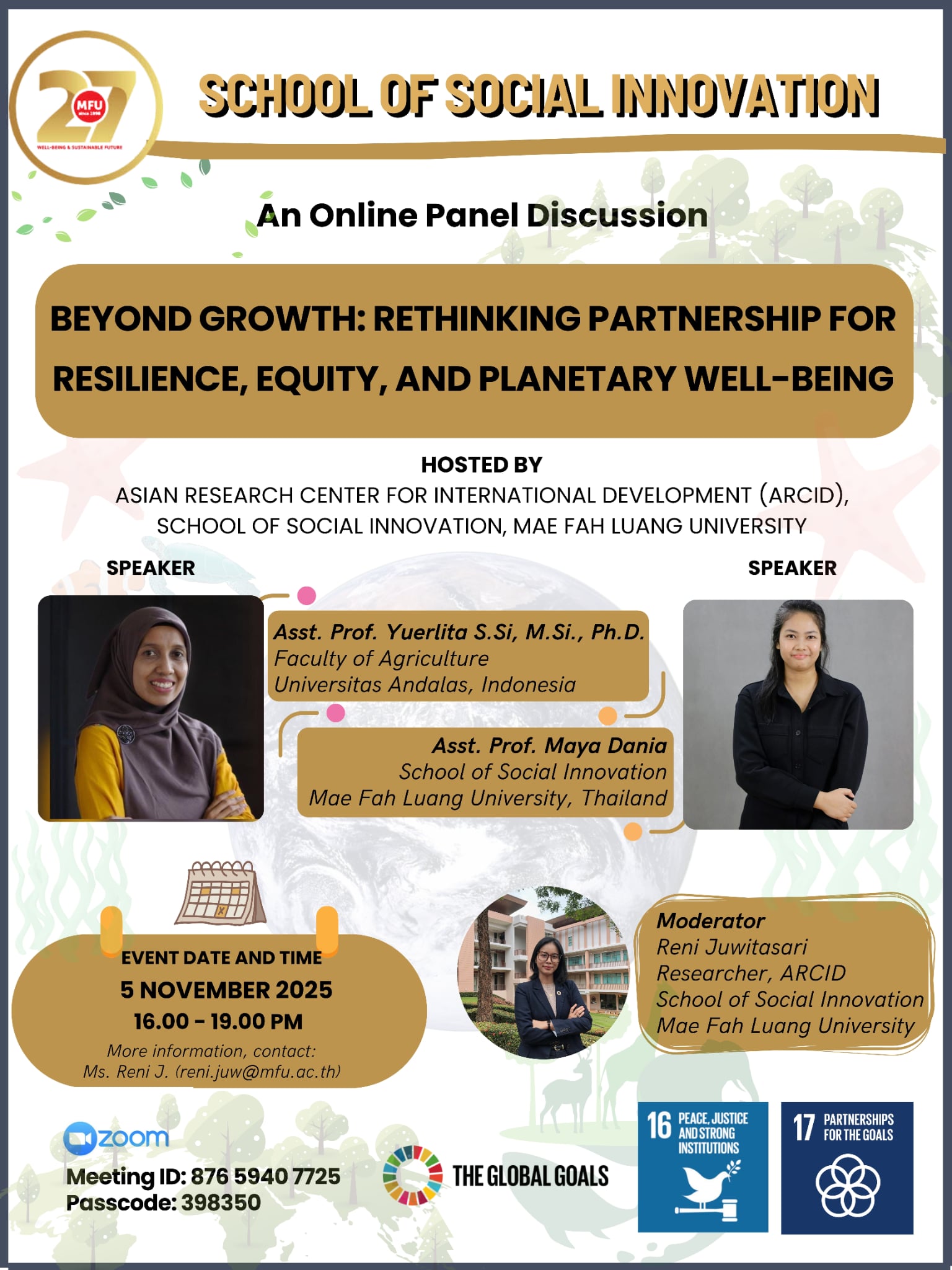 ARCID Online Panel Discussion on 