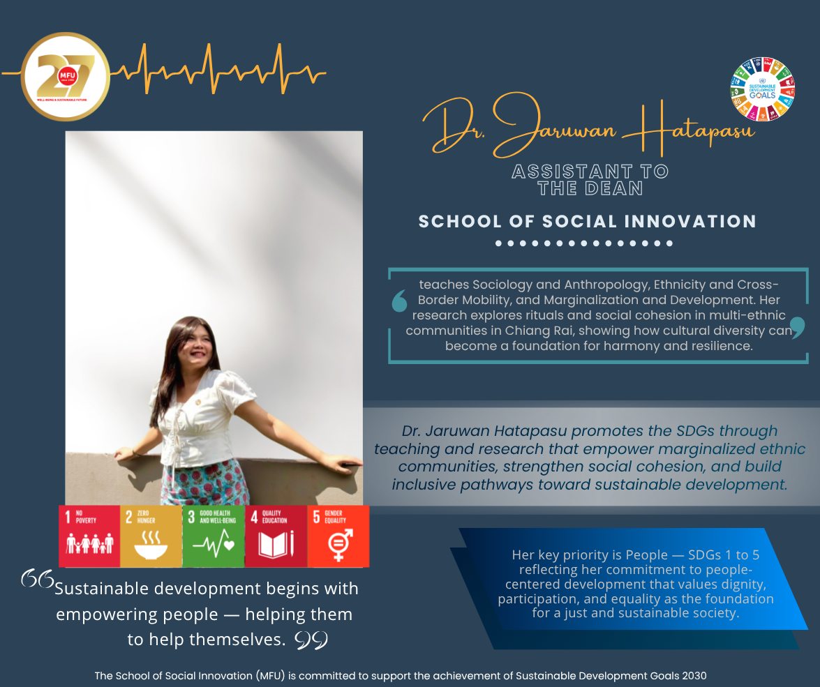 SDG IMPACTS #4 | School of Social Innovation, MFU