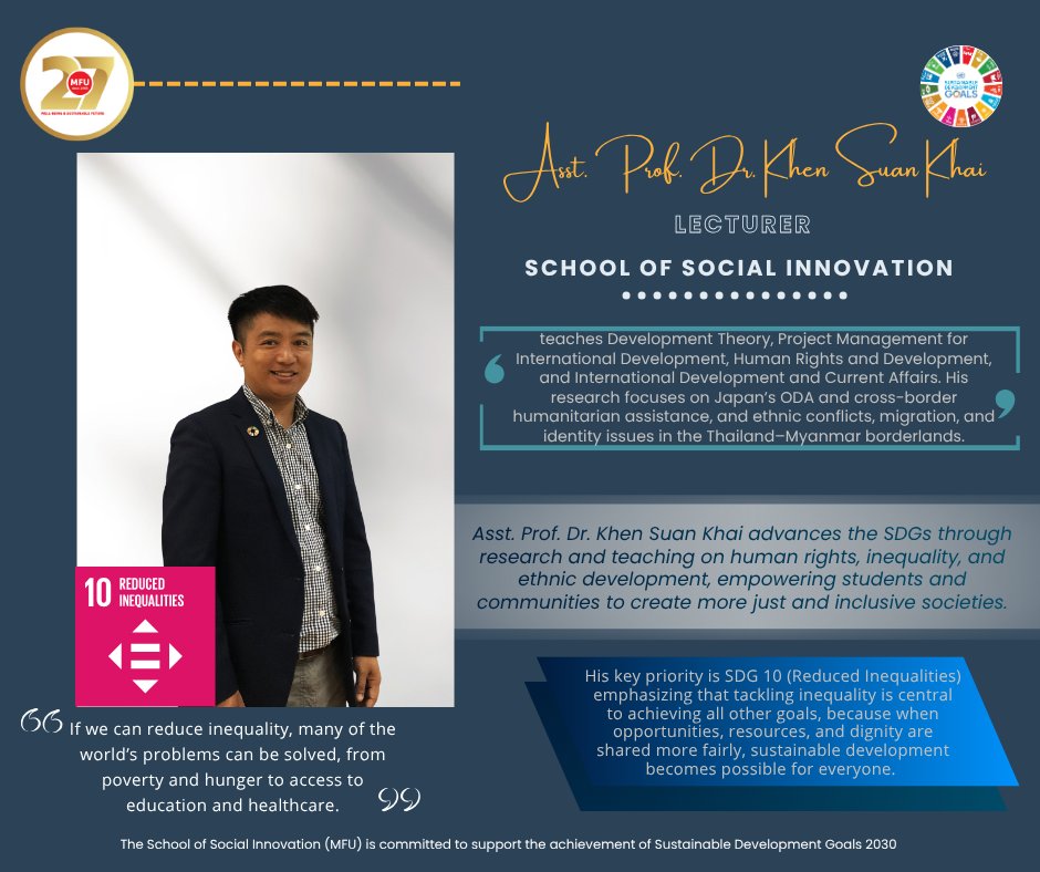 SDG IMPACTS #7 | School of Social Innovation, MFU