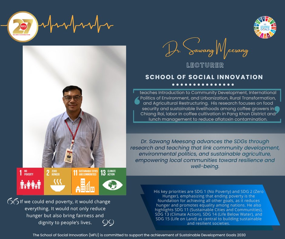 SDG IMPACTS #8 | School of Social Innovation, MFU