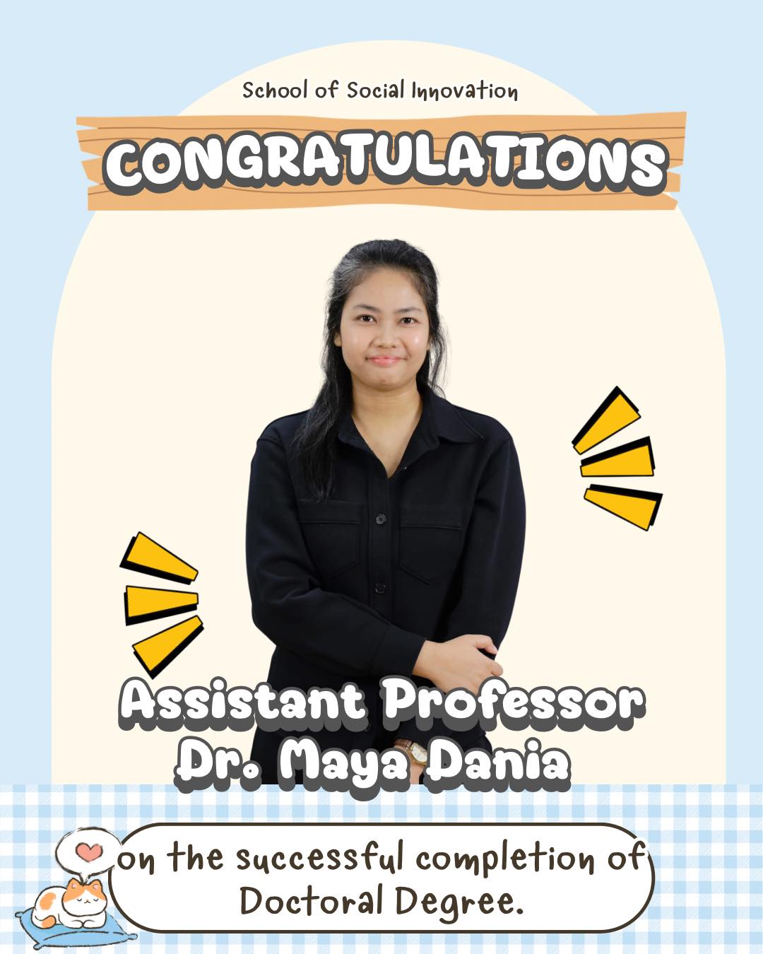 Soc-In Lecturer's Achievement on Doctoral Degree Completion!