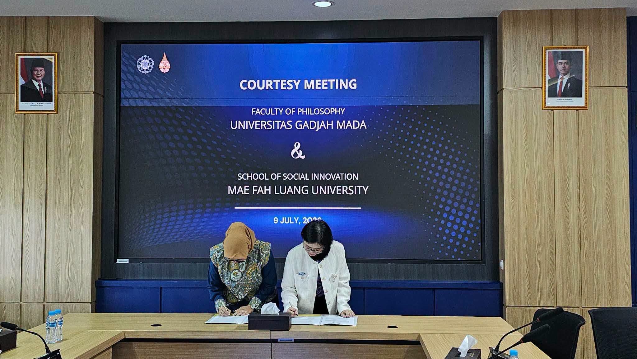 Strengthening Academic Partnerships towards Sustainable Development and Global Citizenship with Faculty of Philosophy, Gadjah Mada University