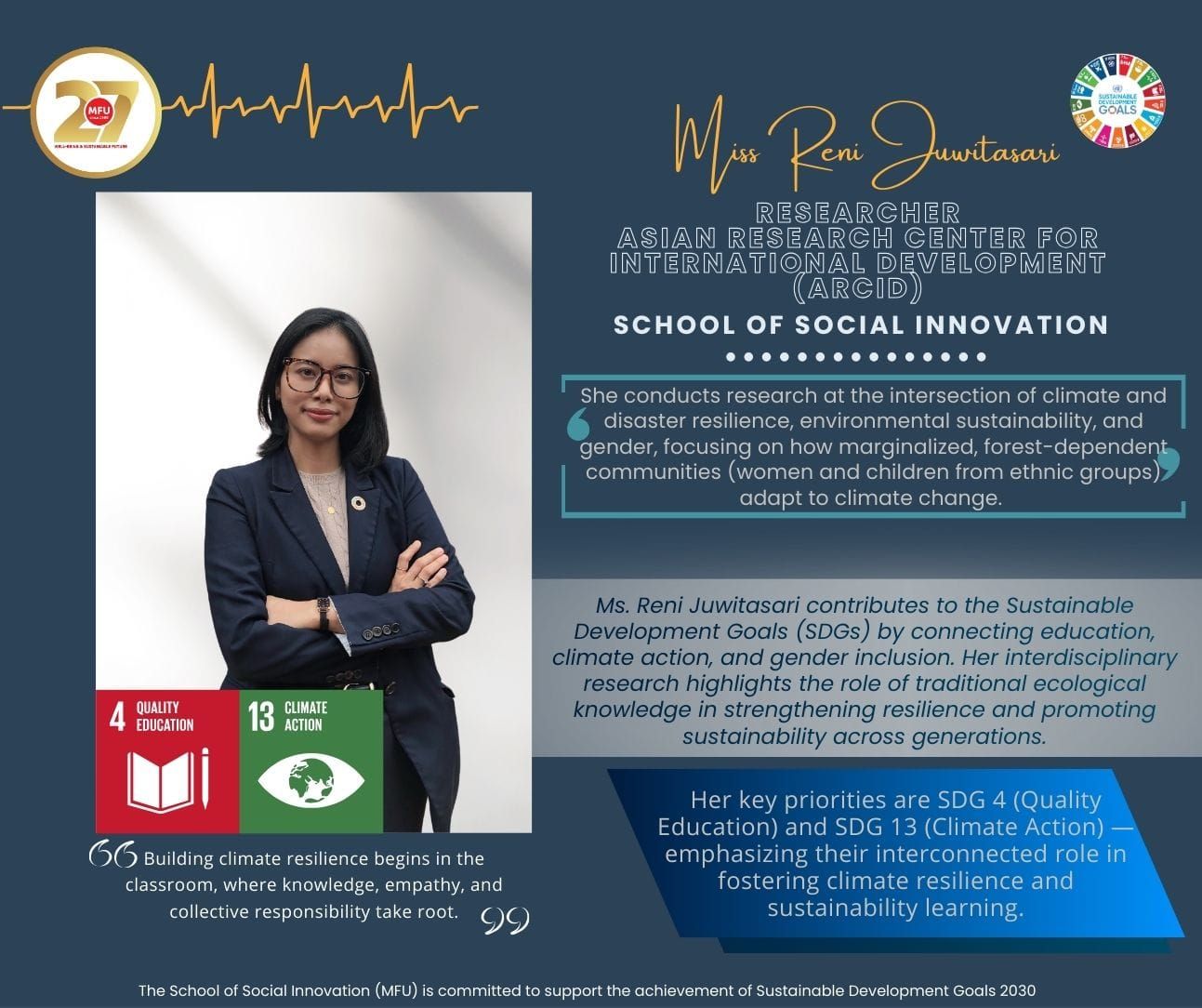 SDG IMPACTS #17 | School of Social Innovation, MFU